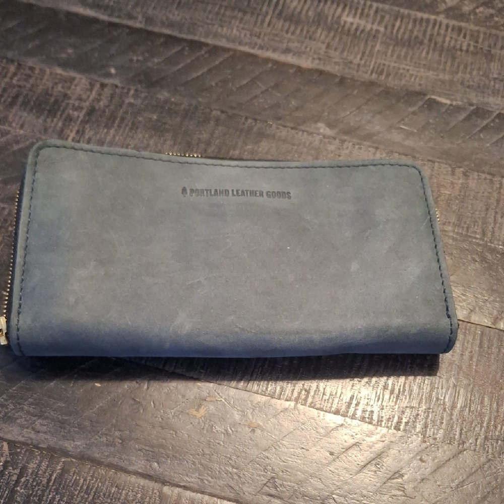 Portland Leather Gray Wallet